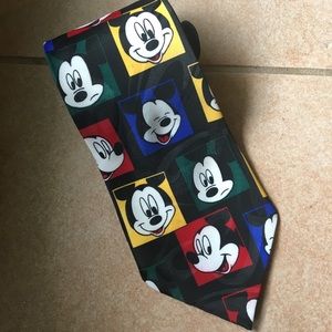 Vintage Disney’s Mickey Mouse Color Block Tie